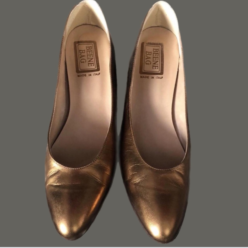 Gold vintage Beene Bag heels💛